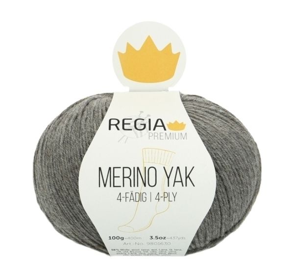 Merino Yak Premium (58% меринос, 14% як, 28% полиамид) 400м/100гр