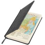 Ежедневник недатированный А5 138х213 мм BRAUBERG "Status" под кожу, 160 л., черный, 113361