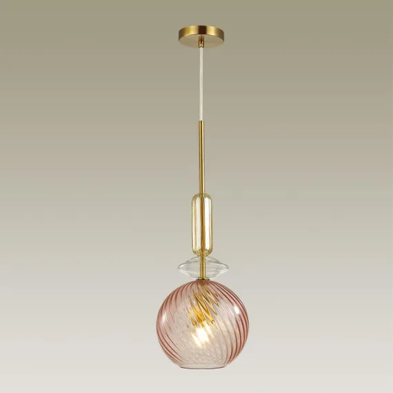4862/1 PENDANT ODL21 373 розовый/золото Подвес E27 1*60W BELLA