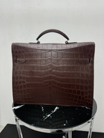 Портфель Hermes из кожи крокодила