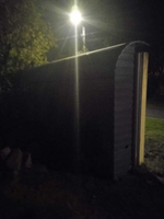 Навес под откатные ворота.