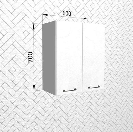 Лофт Штукатурка белая П 600