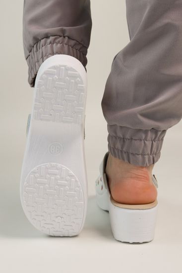 503 | "Anna" Женские медицинские сабо (принт)