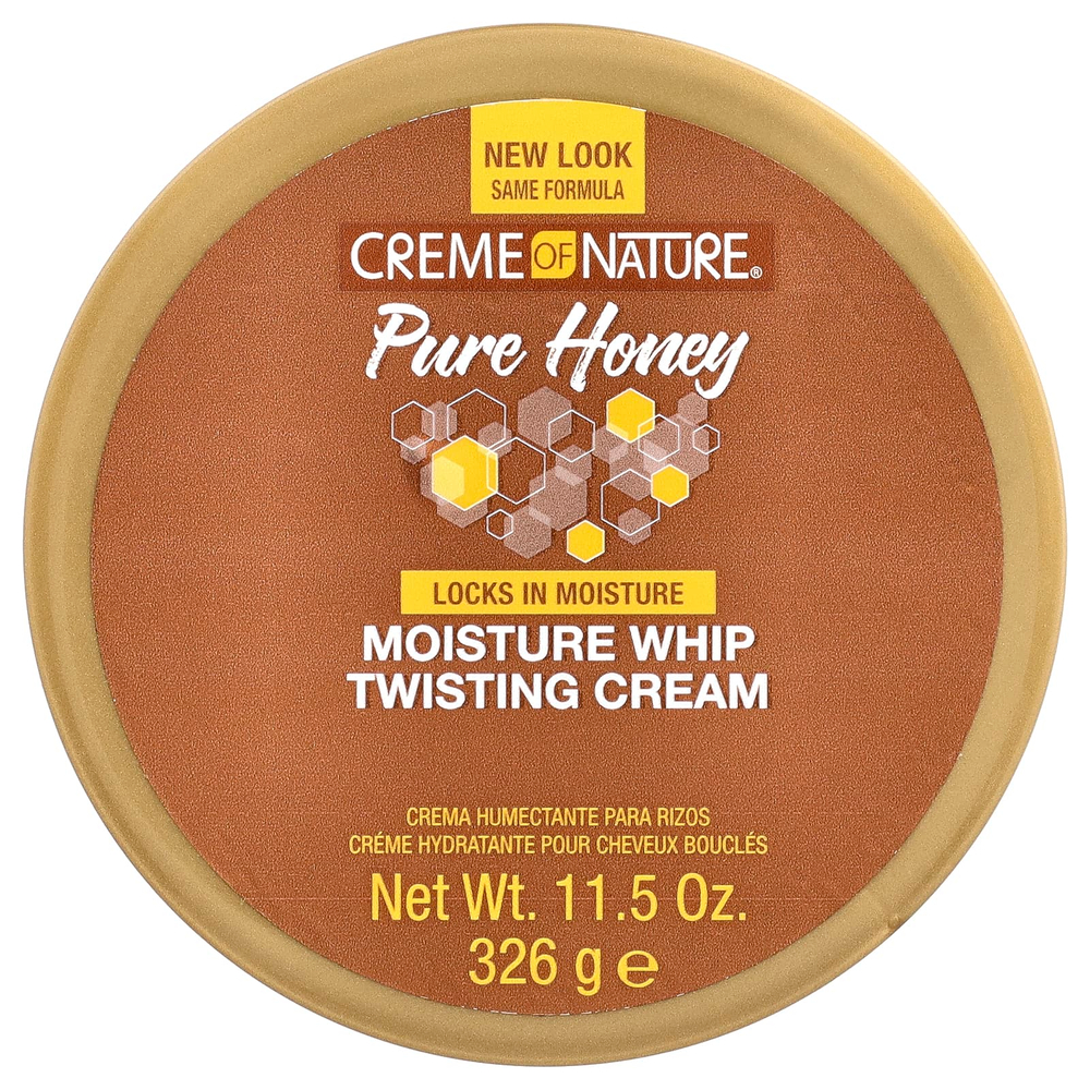 Creme Of Nature, увлажняющий крем-капсула, 100% чистый мед, 326 г (11,5 унции)