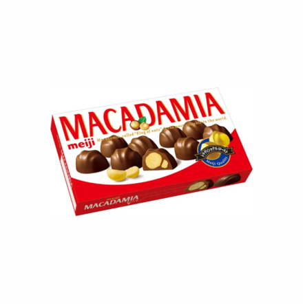 Молочный шоколад с цельными орехами Meiji Macadamia