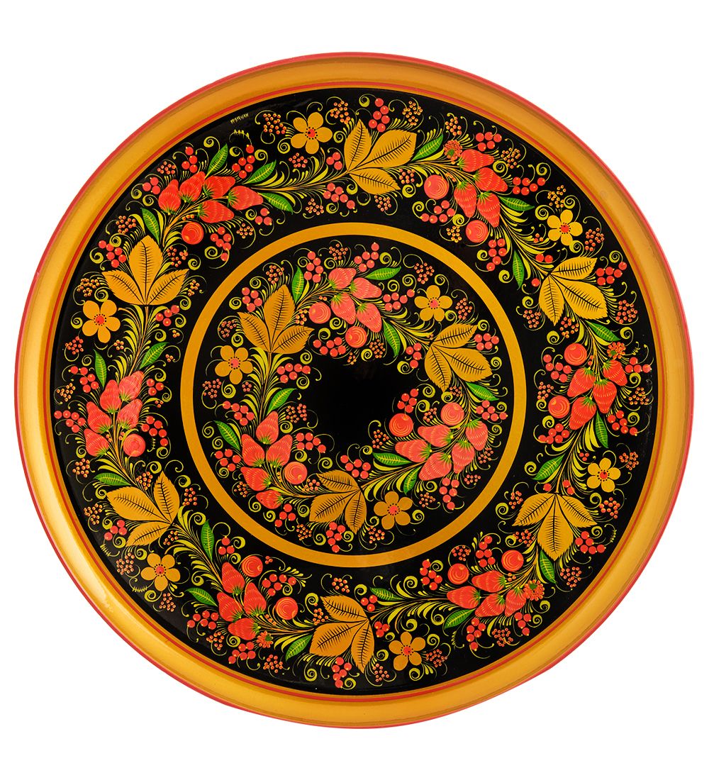 Народные промыслы ХЛ-061/1 Набор д/мороженного «Забава» (Хохлома)