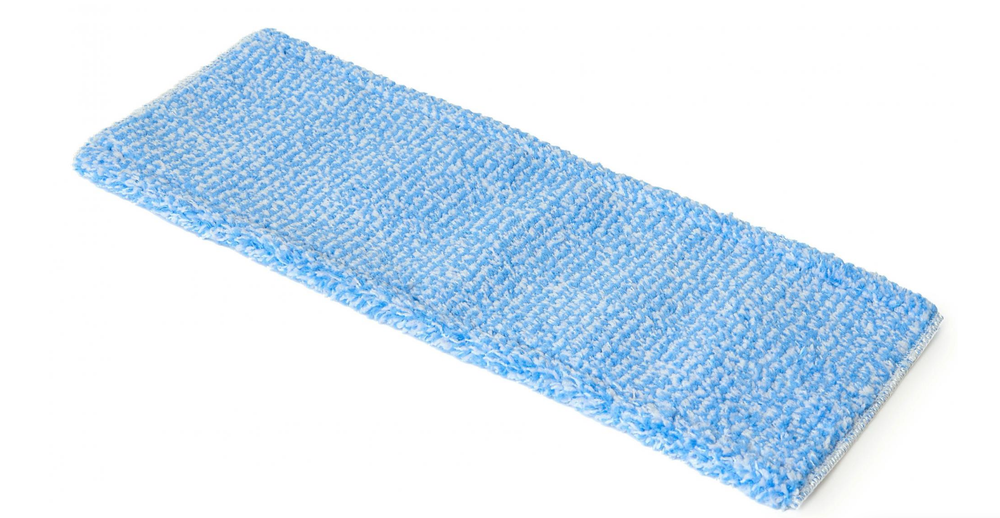 Моп микрофибра голубой меланж 40 см карман-язык