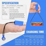 Зарядное устройство 1порт UC10 USB Li-ion 32650 14500 16340 26650 18650 TrustFire