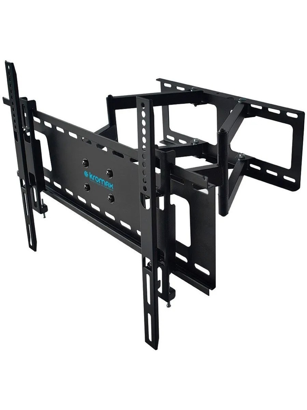Kromax ATLANTIS-80 black {32"-75", max 50 кг, настенный, 4 ст свободы, наклон +5°-10°, поворот ±60°, от стены 100-484 мм, max VESA 600x400 мм}