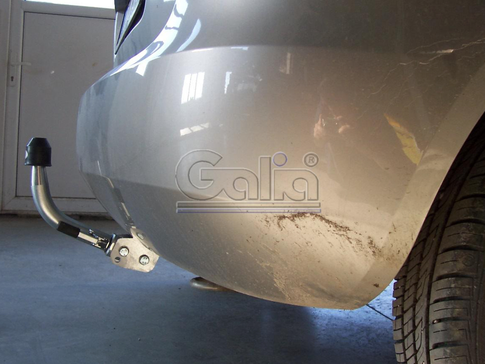 Оцинкованный фаркоп на Skoda Fabia хетчбек 2000-2007, 2007-2014 (без электрики), Galia S081C
