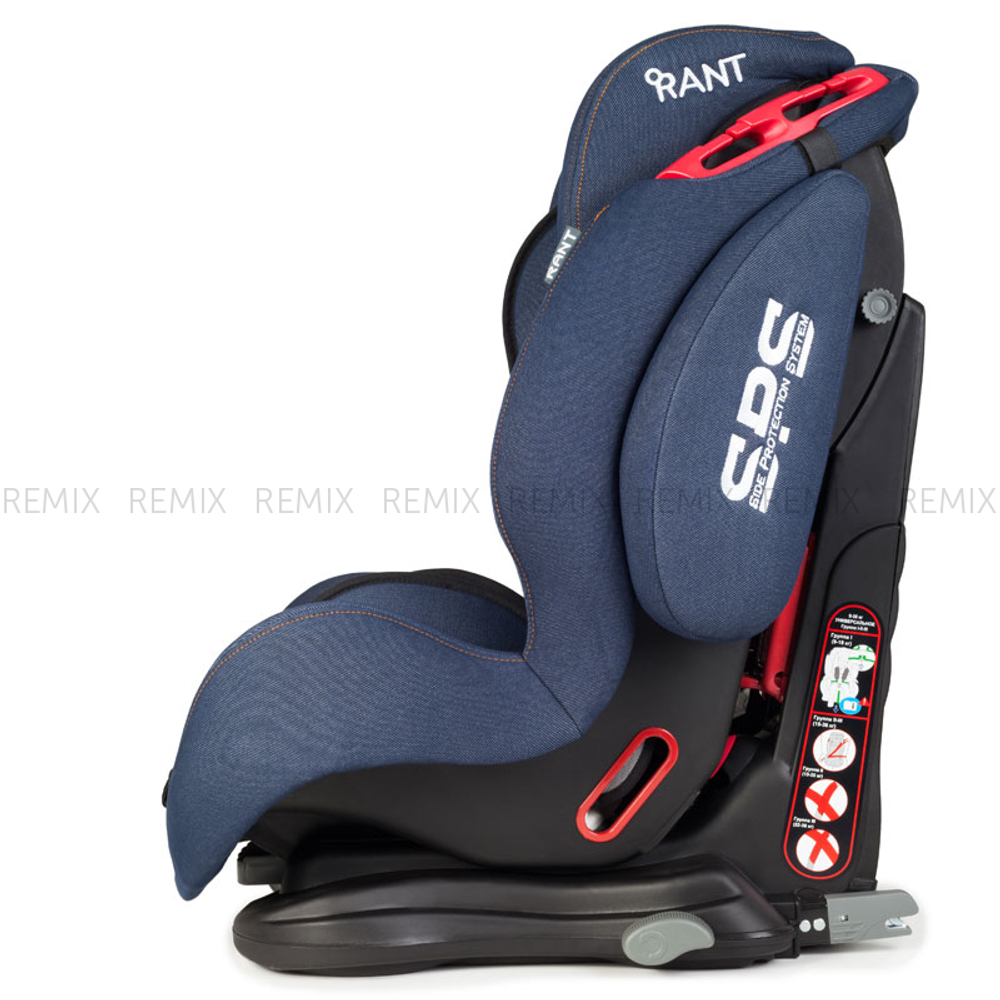 Автокресло "THUNDER" Ultra isofix SPS группа 1-2-3  (9-36 кг) blue jeans
