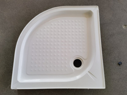 Душевая кабина Esbano (Эсбано) ES-L100CR, с низким поддоном, с электрикой и LED освещением, 100х100х210