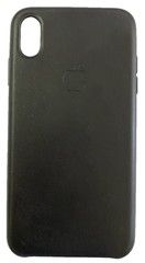 Кожаный чехол Leather Case Premium для iPhone Xs Max (Черный)