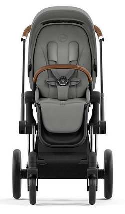 Коляска Cybex Priam IV Chrome Brown complete и автокресло Cloud G i-Size Lava Grey 3 в 1 Mirage Grey