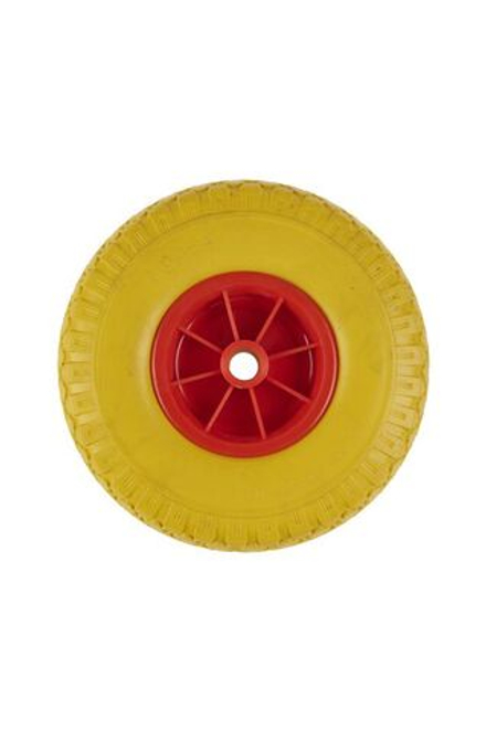 Колесо литое полиуретановое 260 мм PU 1805-2 с пластиковым ободом (без подшипника)