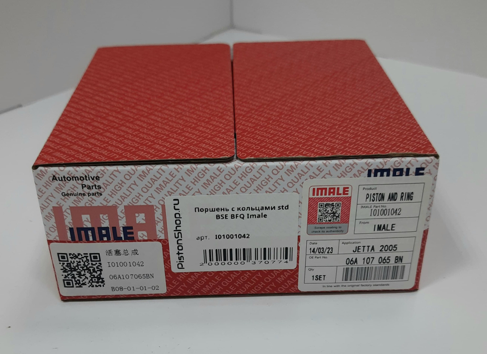 Поршни с кольцами STD BSE BFQ IMALE