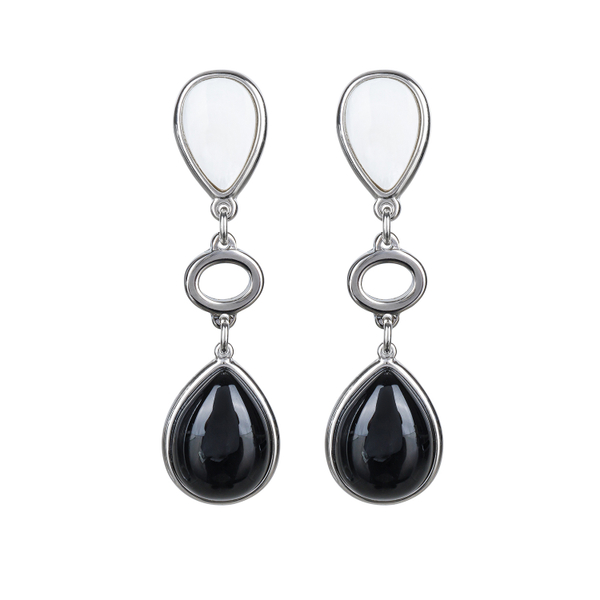 Серьги Possebon Madre, Agata Preto A0585.1.4 S
