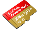 Карта памяти SanDisk Extreme microSDXC 256 ГБ Class 10, V30, A2, U3