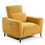 Кресло-реклайнер Lafayette желтое