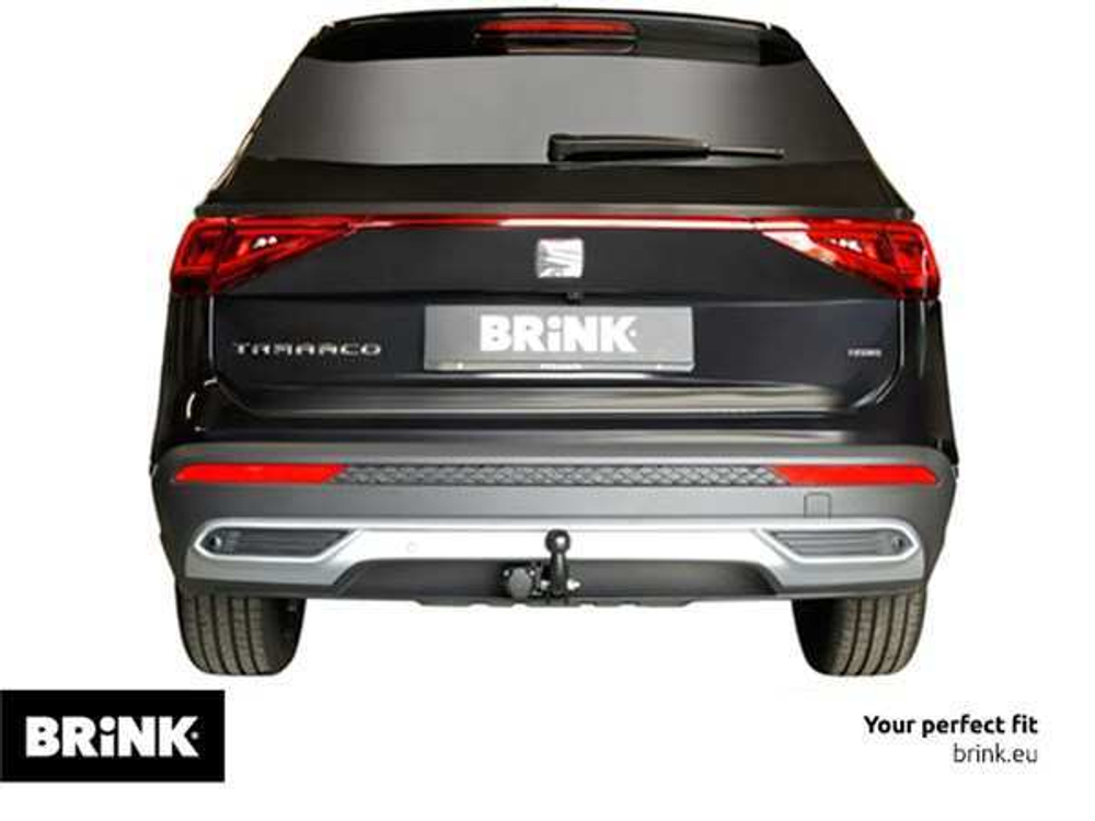Фаркоп Brink (Thule) 666000 для Volkswagen Tiguan 2017-, Audi Q3 2011-2018, Seat Terreco 2016-(паспорт и сертификат в комплекте)(без электрики)