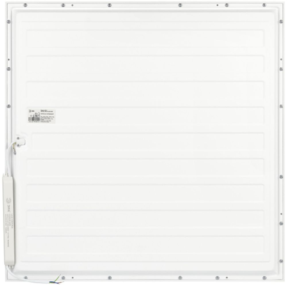 Светильник светодиодный ЭРА SPO-15-40-6K-WH 40Вт 6500К 595x595 матовый белый равномерное | Светильники с внутренним драйвером