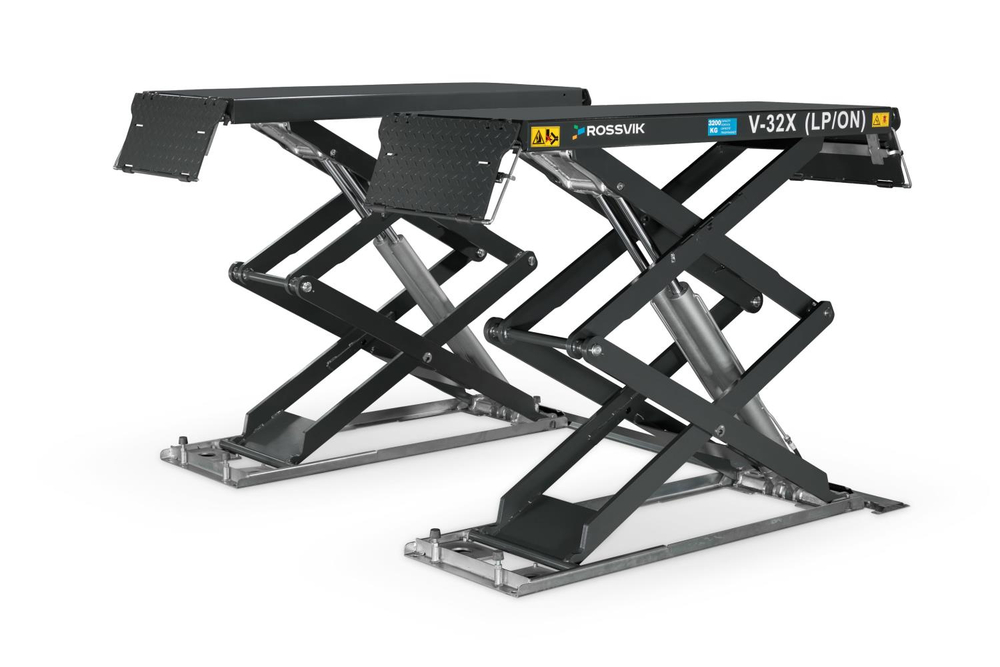 Автоподъемник ножничный ROSSVIK PRO V-32X (LP/ON) напольный г/п 3.2т, 380В RAL7040 Цвет серый