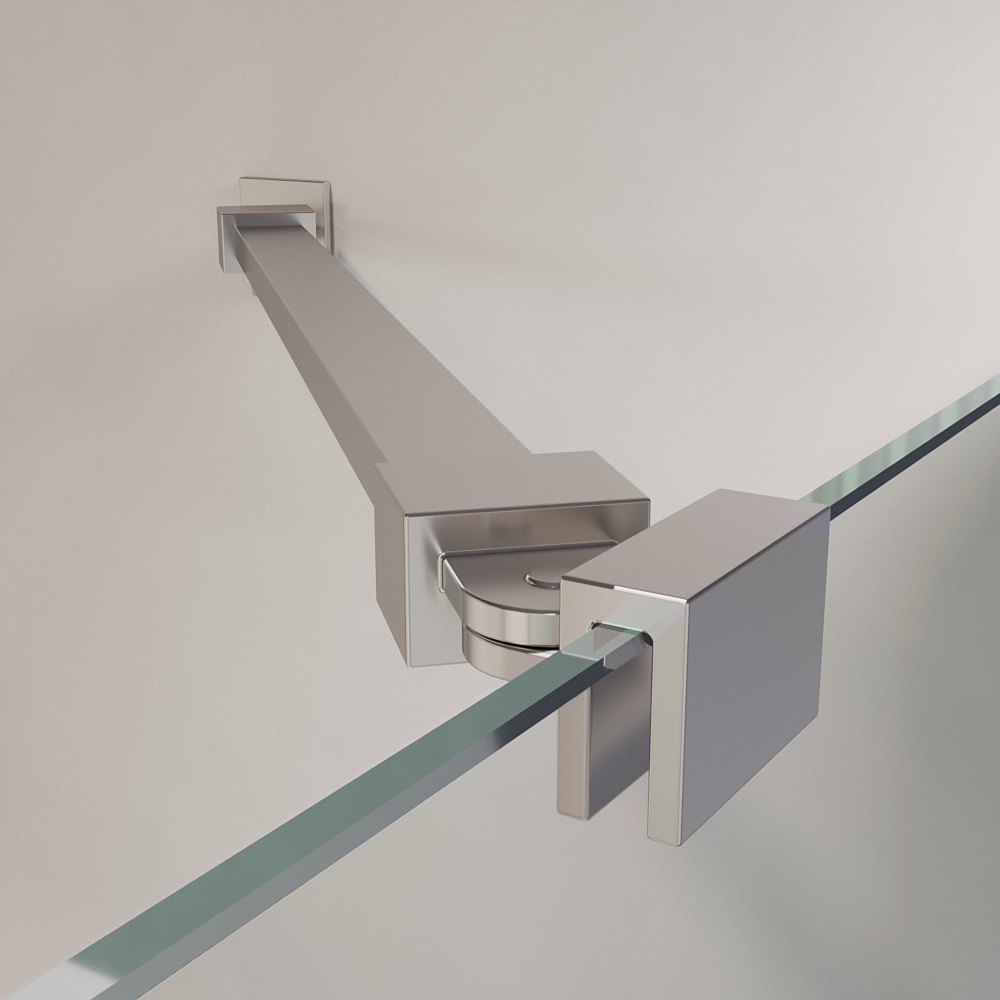 Душевая дверь RGW LE-008 (LE-003 + Z-09 + профиль A-14) (Прозрачное, 1200)