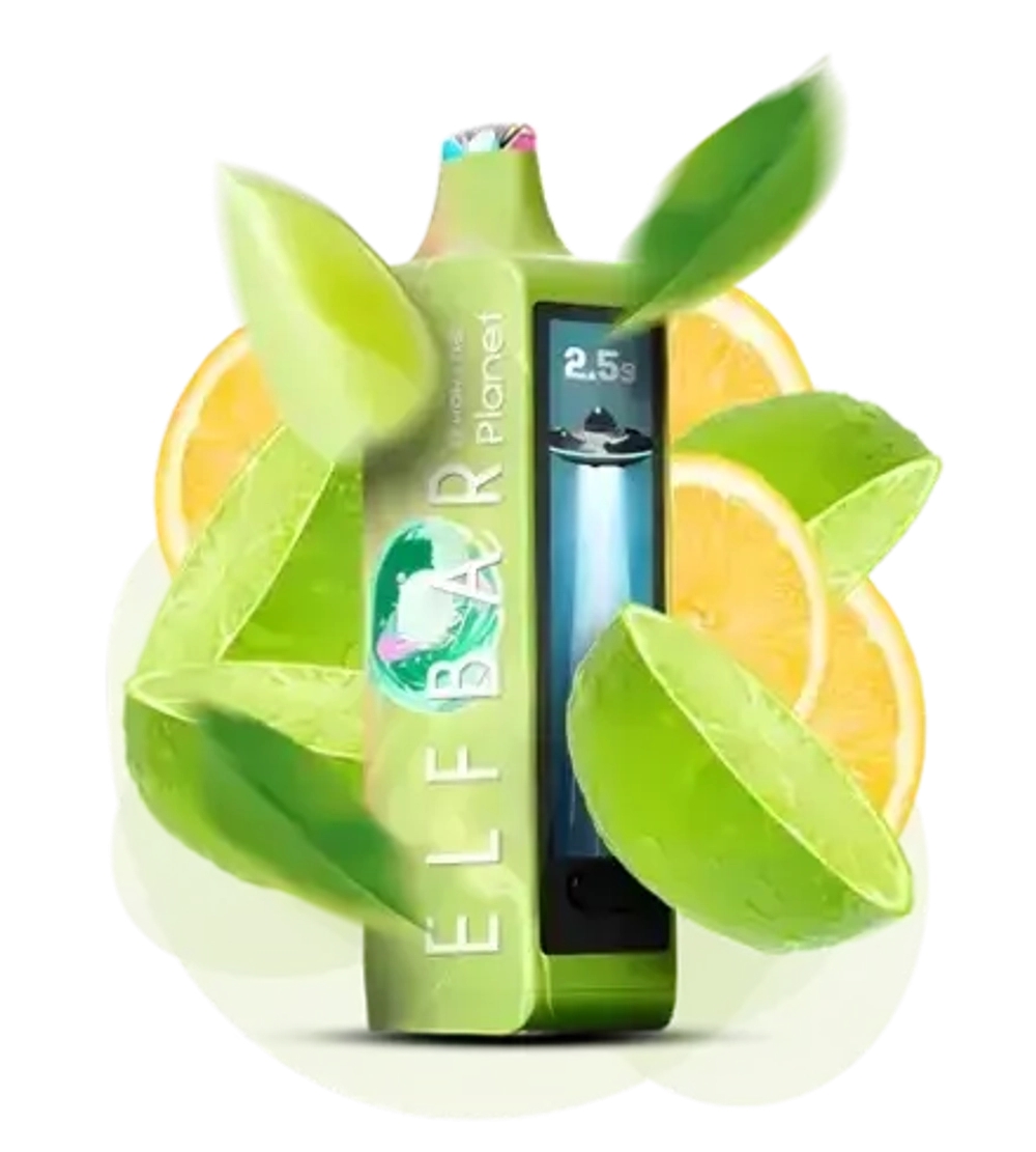 Elf Bar Planet 25000 - Lemon Lime (5% nic)