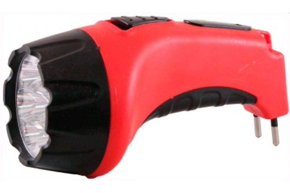 Фонарь ручной 155х76х48мм "Сибирский Следопыт" Электра 7, 7 LED, аккум.220В