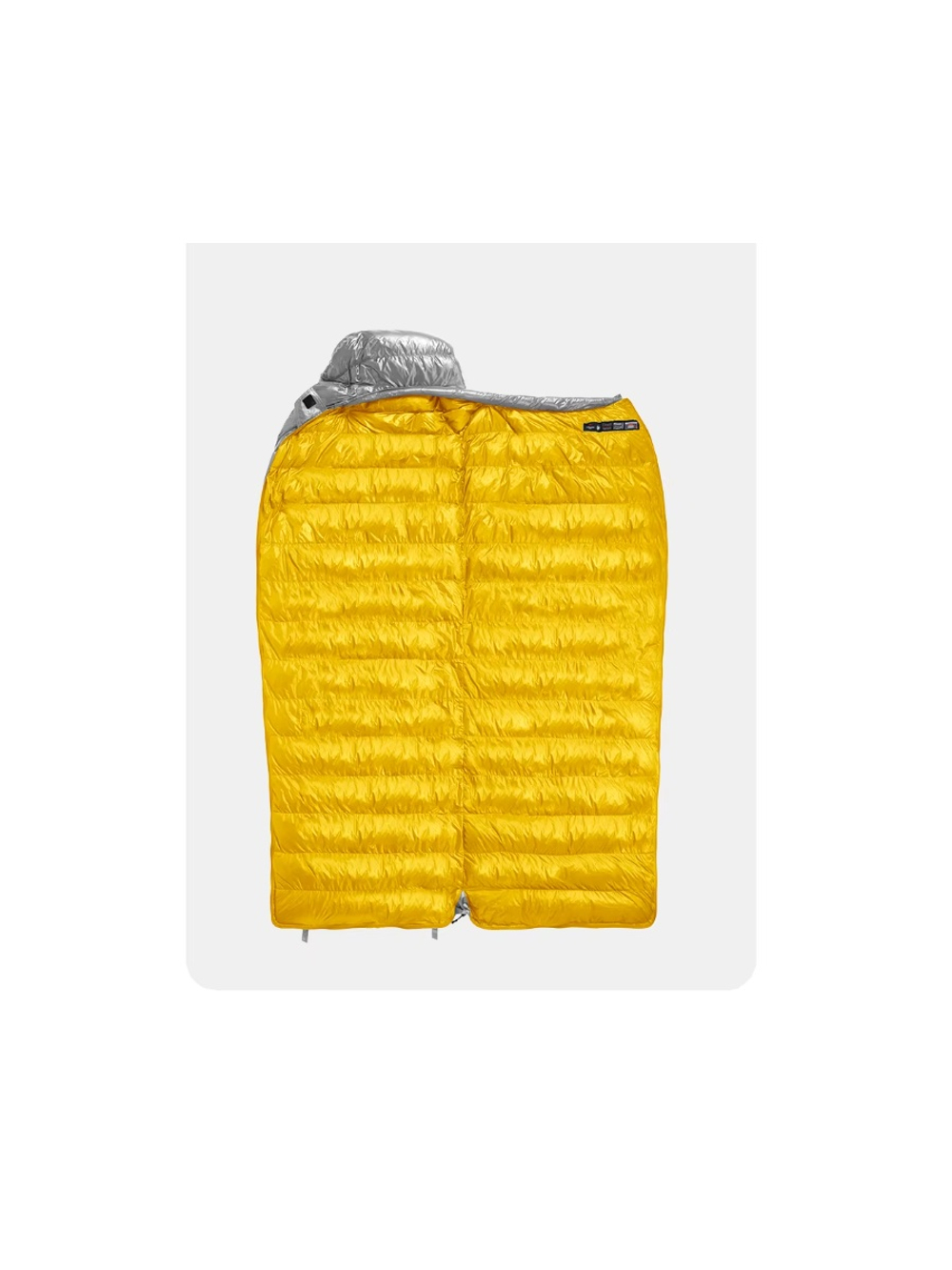 Мешок спальный Naturehike Ultralight CW400 M, 210х75 см, (правый) (ТК: +5C), серый