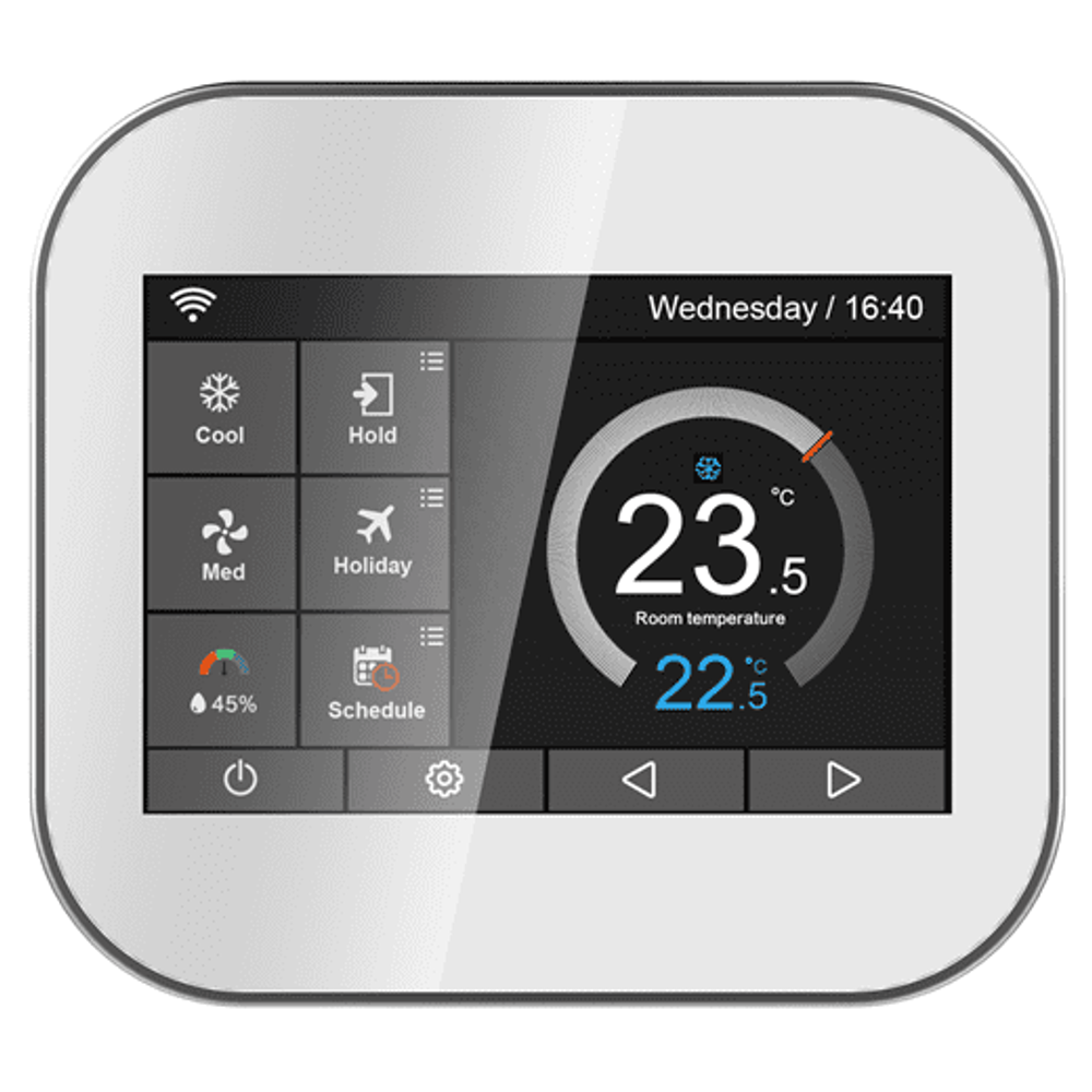 Термостат для конвектора Vitron W-therm MCW.630/OH WI-FI белый