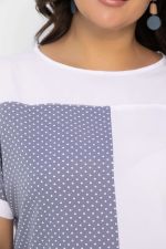 Блуза Алисия (белая) Б13500-25М LT Collection