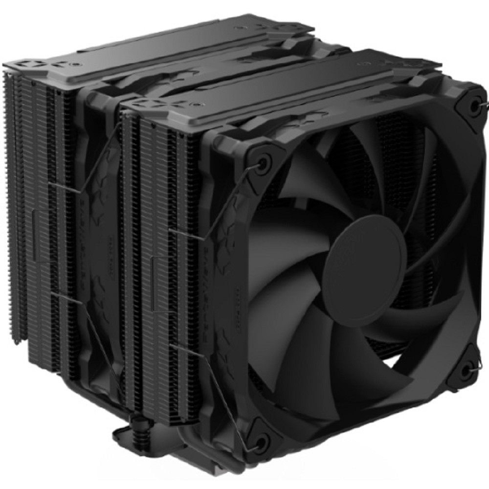 Кулер PentaWave Z06D Black  LGA115X/1200/1700/20XX /AM4/AM5 (TDP 270W, 2*120mm PWM Fan, 6 тепловых трубок 6мм, медное основание, 600-1950RPM, 12-32,6dBa)