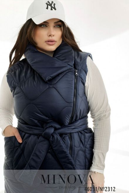 Жилет 2312-синий Minova Фото 2