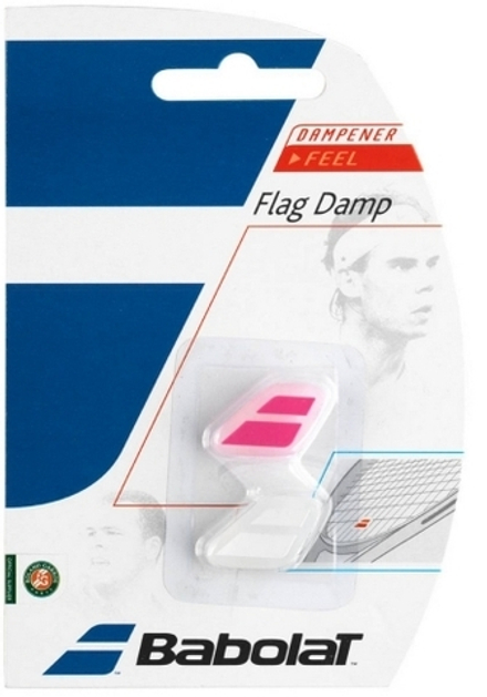 Виброгаситель теннисный Babolat Flag Damp - white/pink