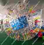 Светящийся зорб "Neo" ТПУ, усиленные сиденья, диаметр 2.8 м