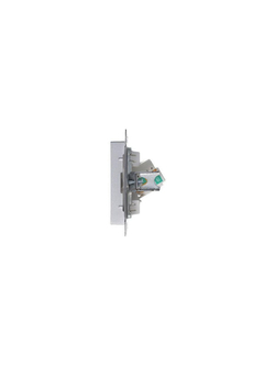 Розетка компьютерная 1-м AtlasDesign RJ45 кат.5E механизм алюм. SE ATN000383