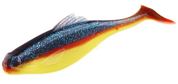 Виброхвосты съедобные LJ Pro Series ROACH PADDLE TAIL 3.5in (8,89 см), цв. G07, 6 шт.