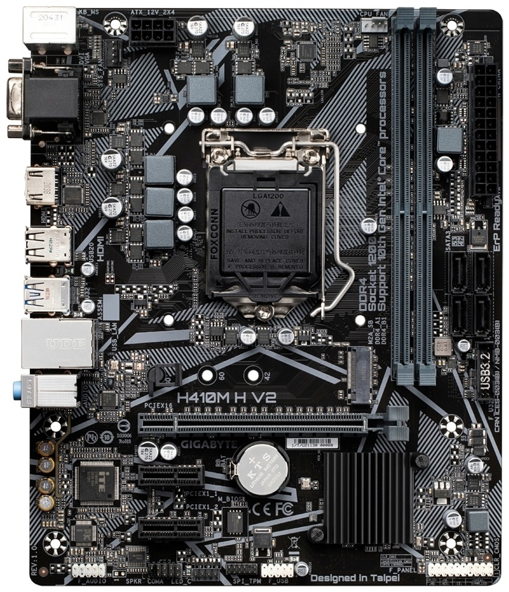 Материнская плата GIGABYTE H410M H V2