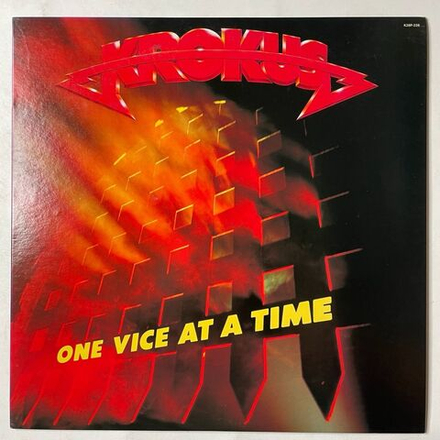 Винтажная виниловая пластинка LP Krokus One Vice At A Time (Japan 1982) (No Obi) Long Stick Goes Boom