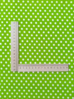 Ткань бязь плательная, рис. " Горох 6 мм", ширина 150 см, арт. 030