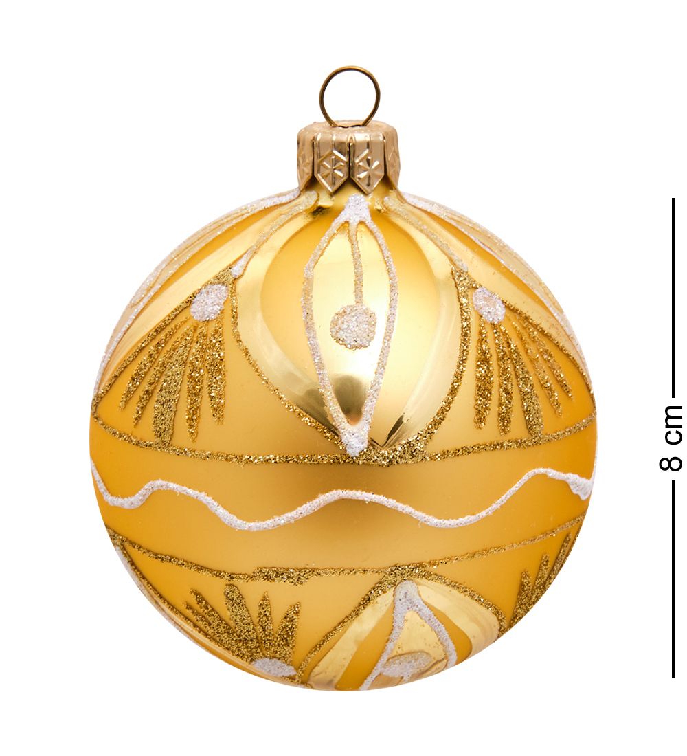 Элита НФШ-1205/4 Набор ел.украшений Шар 2шт «Соната» 80 мм