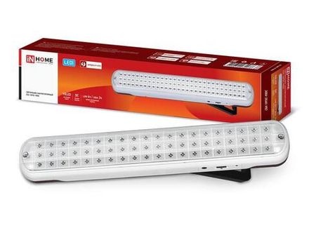 Светильник светодиодный СБА 1093С-90DC 90LED Li-ion DC аварийный IN HOME 4690612032078