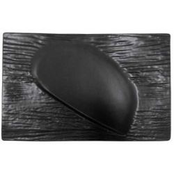 Блюдо прямоугольное 30*19 см Matsuyama Black фарфор P.L. Proff Cuisine [1]