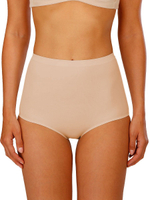 Набор из 2 трусов-макси из гладкого микроволокна (Размер: M) (Цвет: кремовый)