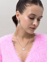 Колье "Lovely" с горным хрусталем Silver