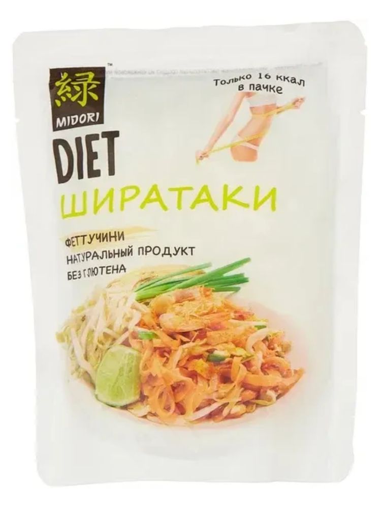Лапша Midori Diet Ширатаки Феттучини 200 г
