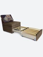 Кресло-кровать "Миник" Rich Brown (коричневый), купон "Котенок с когтями"