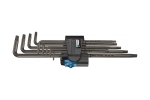 967/9 TX XL HF TORX® 1 Набор Г-образных ключей с фиксацией крепежа, удлиненный, TX 8 - TX 40, 9 пред WE-024450