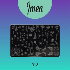 Пластина Imen для стемпинга #013